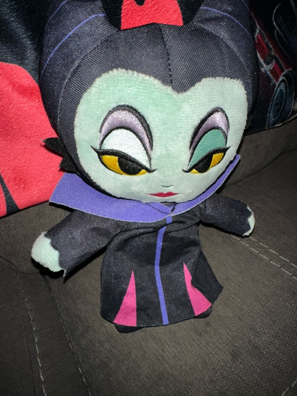 Disney Maleficent Plush Doll - Green, Black & Purple Accents